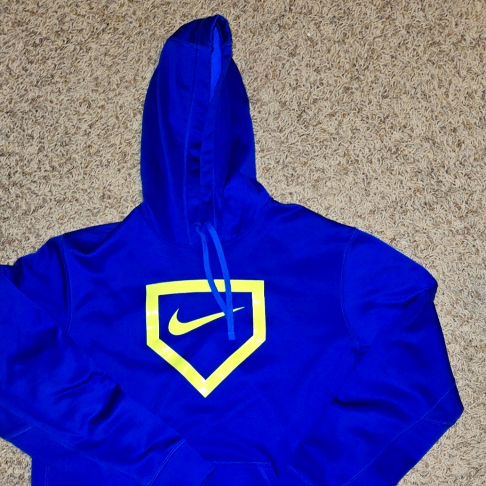 Mens LARGE nike hooded sweatshirt